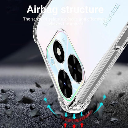 Obal na Tecno Spark Go 2024 / Spark 20C, Techsuit, nárazuvzdorný priehľadný, transparentný