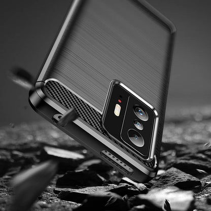 Puzdro pre Xiaomi 11T / 11T Pro, Techsuit, Karbón, Čierne