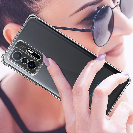 Obal na Xiaomi 11T / 11T Pro, Techsuit, nárazuvzdorný priehľadný, transparentný