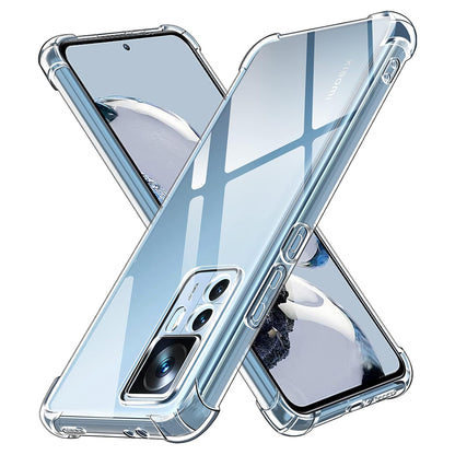 Obal na Xiaomi 12T / 12T Pro, Techsuit, nárazuvzdorný priehľadný, transparentný