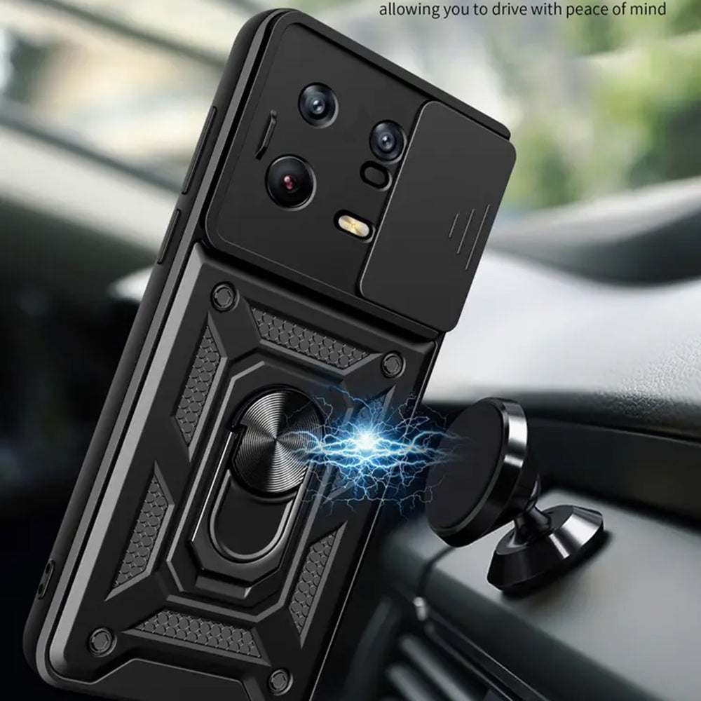 Puzdro pre Xiaomi 13 Pro, Techsuit, CamShield, Čierne