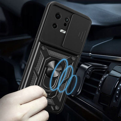 Puzdro pre Xiaomi 13, Techsuit, CamShield, Čierne