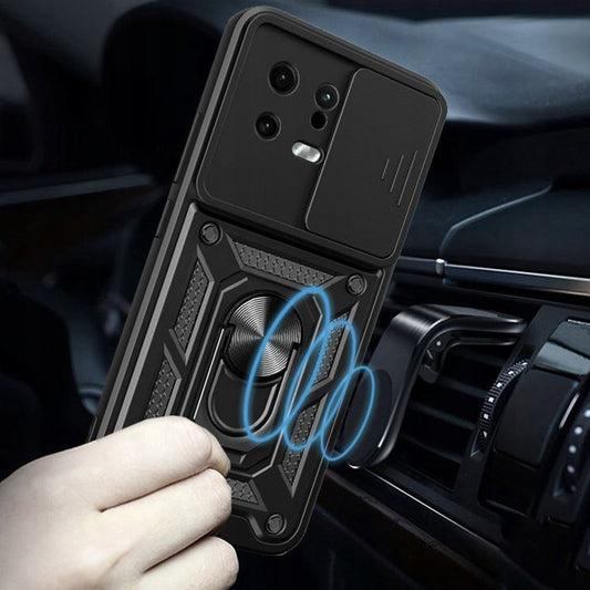 Puzdro pre Xiaomi 13, Techsuit, CamShield, Čierne