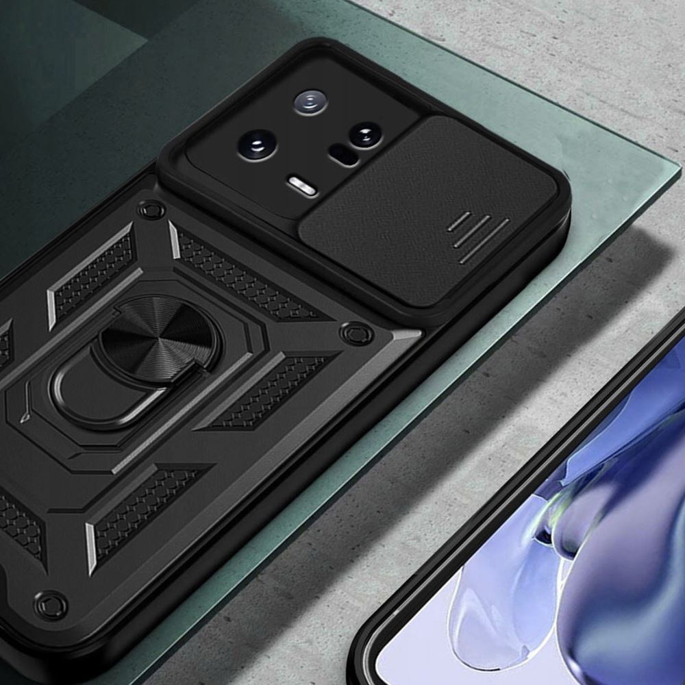 Puzdro pre Xiaomi 13, Techsuit, CamShield, Čierne