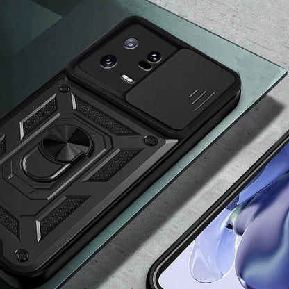 Puzdro pre Xiaomi 13, Techsuit, CamShield, Čierne