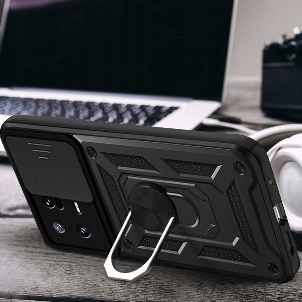 Puzdro pre Xiaomi 13, Techsuit, CamShield, Čierne
