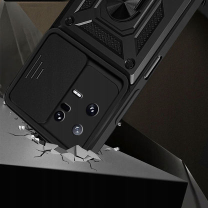 Puzdro pre Xiaomi 13, Techsuit, CamShield, Čierne