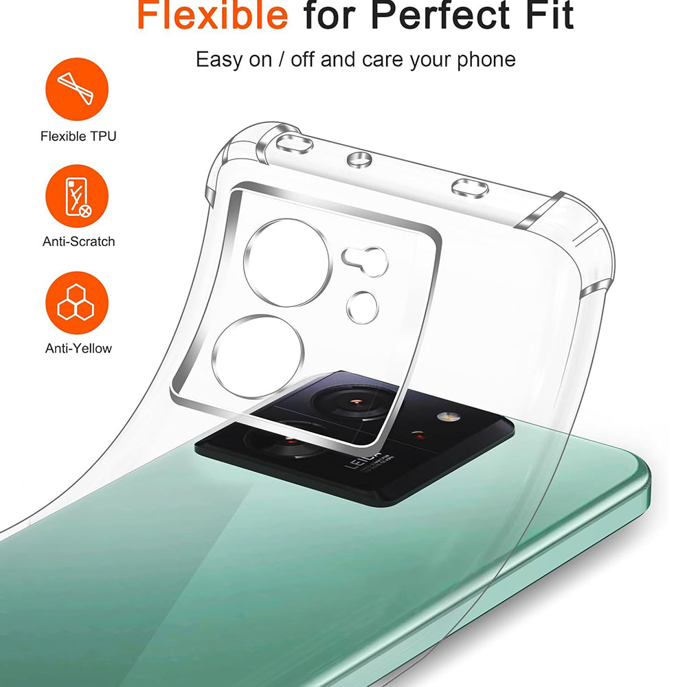 Puzdro pre Xiaomi 13T Pro / 13T, Techsuit, Odolné proti nárazom, Priehľadné