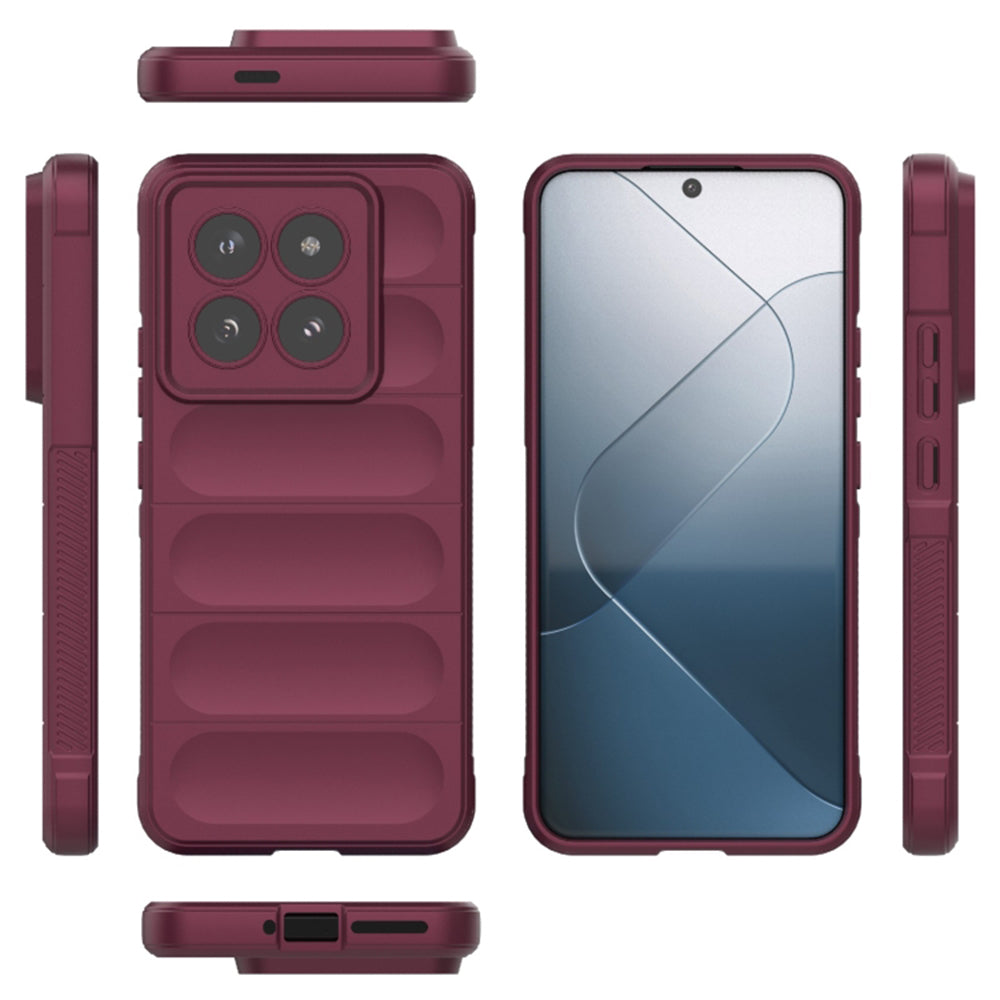 Obal na Xiaomi 14 Pro, Techsuit, Magic Shield, vínový