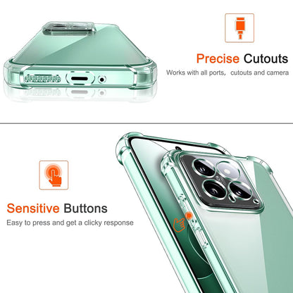 Puzdro pre Xiaomi 14 Pro, Techsuit, Shockproof Clear, Transparent