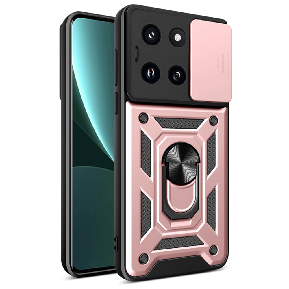 Puzdro pre Xiaomi 14, Techsuit, CamShield, Ružové