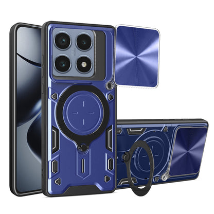 Puzdro pre Xiaomi 14T Pro, Techsuit, CamGuard Pro, Modré