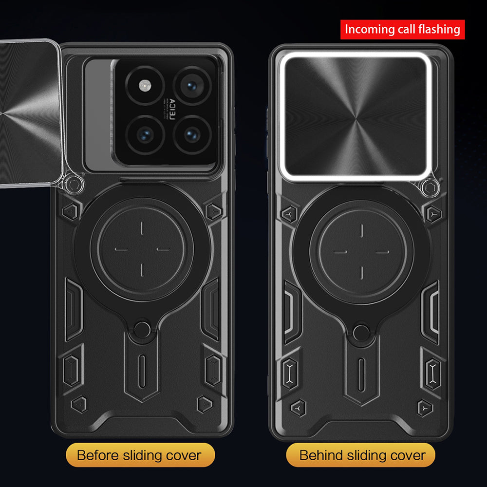 Puzdro pre Xiaomi 14T Pro, Techsuit, CamGuard Pro, Modré