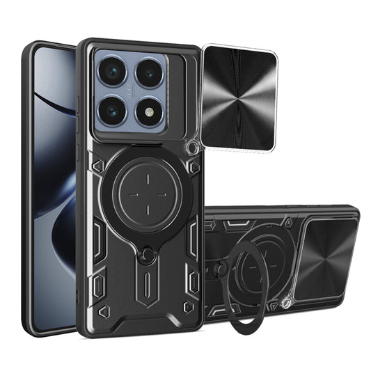 Puzdro pre Xiaomi 14T Pro, Techsuit, CamGuard Pro, Čierne