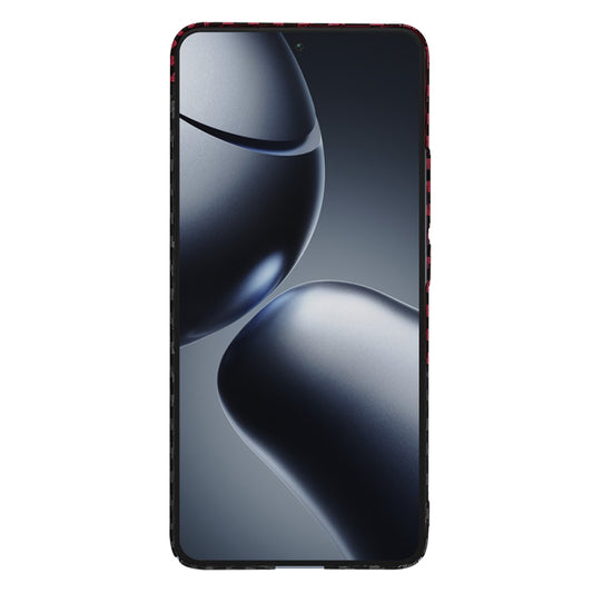 Puzdro pre Xiaomi 14T Pro, Techsuit, Carbonite FiberShell, Čierna Červená