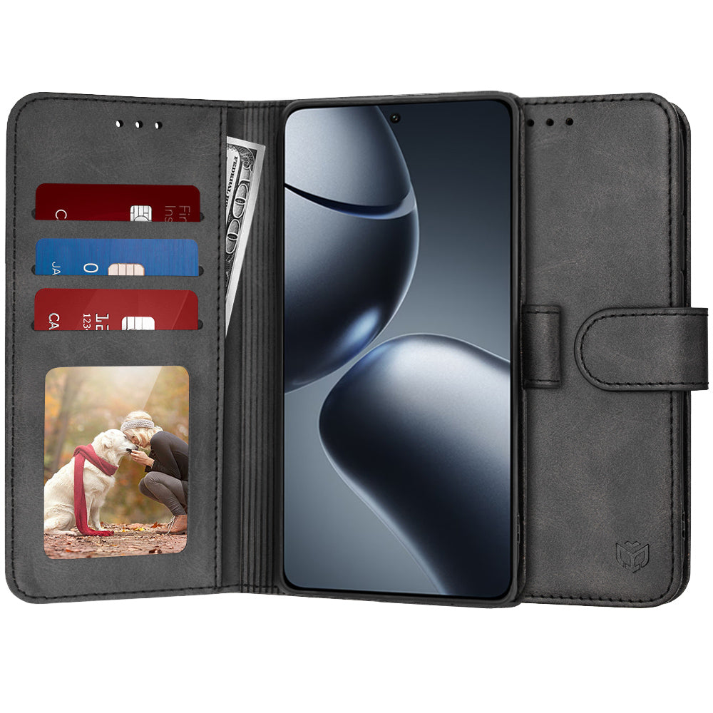 Puzdro pre Xiaomi 14T Pro, Techsuit, Diary Book, čierne