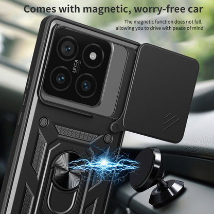 Puzdro pre Xiaomi 14T, Techsuit, CamShield, Čierne
