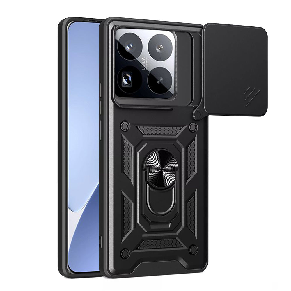 Puzdro pre Xiaomi 15 Pro, Techsuit, CamShield, Čierne