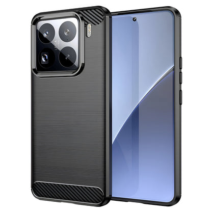 Puzdro pre Xiaomi 15 Pro, Techsuit, Karbón, Čierne
