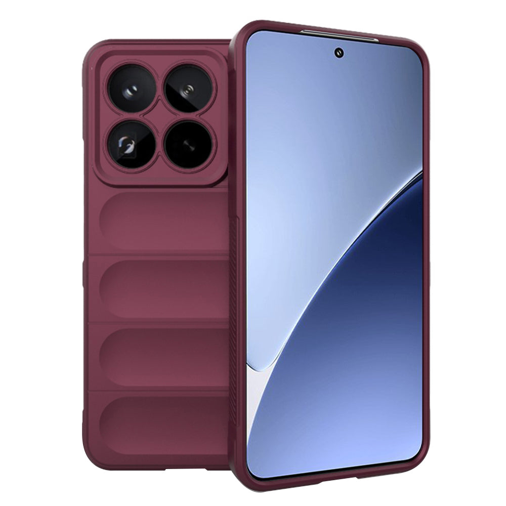 Puzdro pre Xiaomi 15 Pro, Techsuit, Magic Shield, vínové