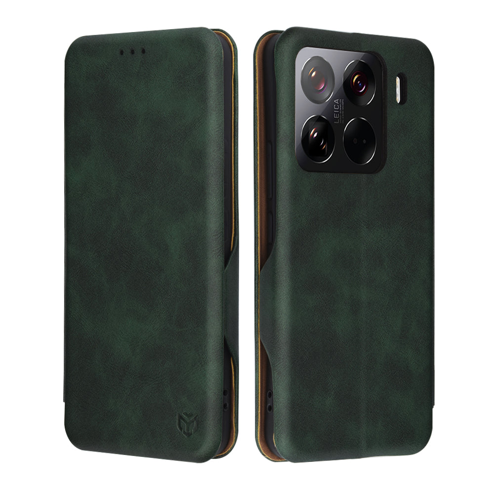 Puzdro pre Xiaomi 15 Pro, Techsuit, Safe Wallet Plus, Zelené