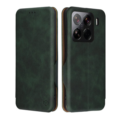 Puzdro pre Xiaomi 15 Pro, Techsuit, Safe Wallet Plus, Zelené