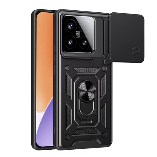 Puzdro pre Xiaomi 15, Techsuit, CamShield, Čierne