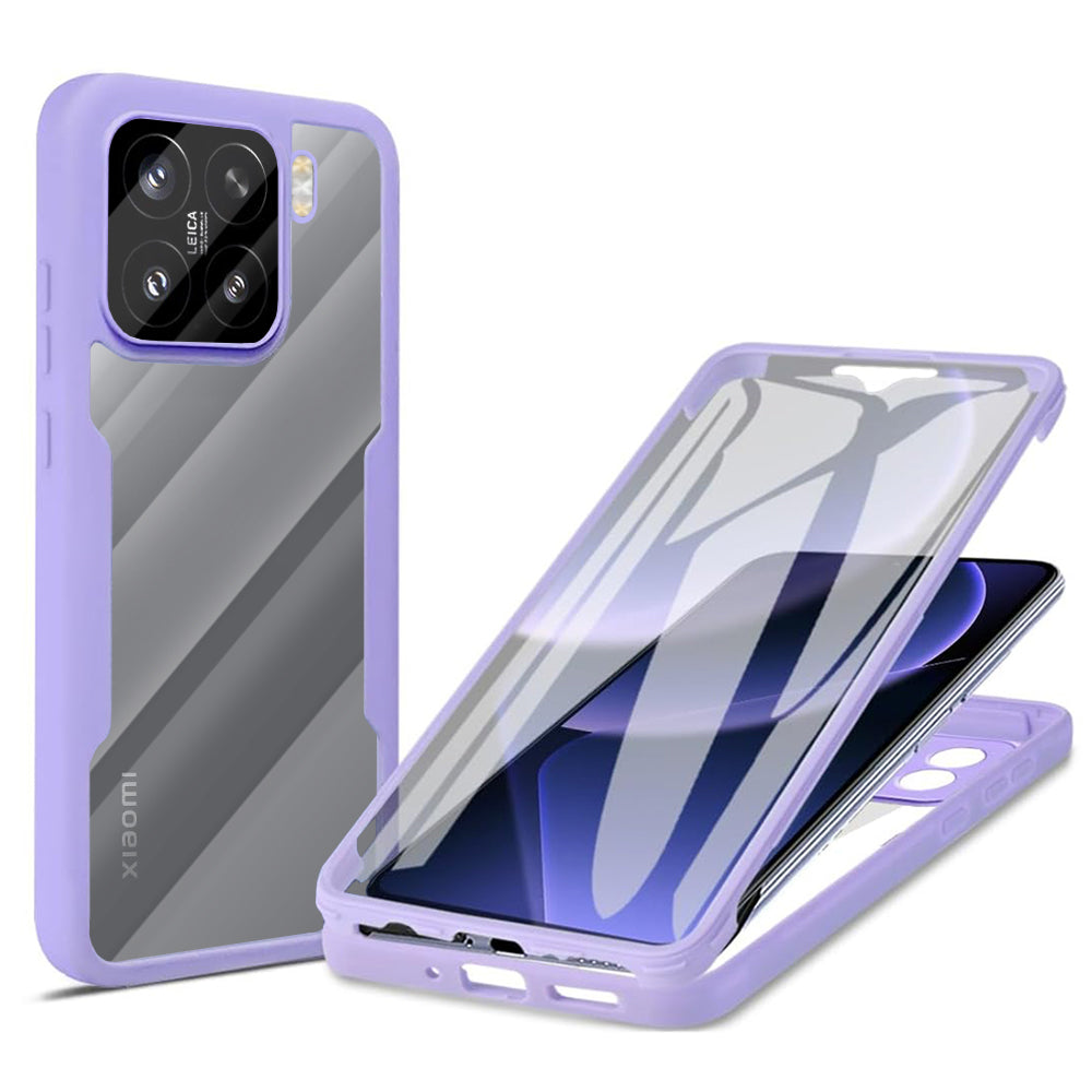 Puzdro pre Xiaomi 15, Techsuit, ColorVerse 360, Fialová