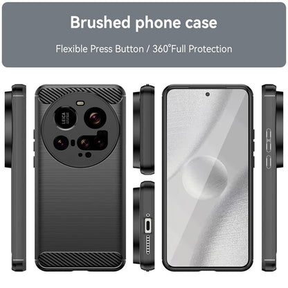 Puzdro pre Xiaomi 15 Ultra, Techsuit, Karbón, Čierne