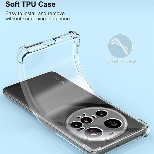 Obal na Xiaomi 15 Ultra, Techsuit, nárazuvzdorný priehľadný, transparentný