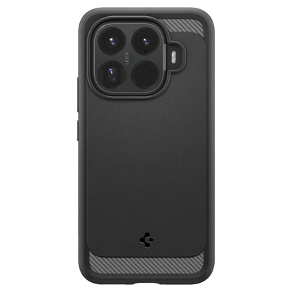 Puzdro pre Xiaomi 15T Pro, Spigen, Rugged Armor, Čierne ACS11152