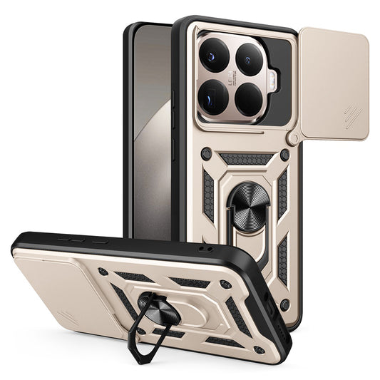 Puzdro pre Xiaomi 15T Pro, Techsuit, CamShield, Zlaté