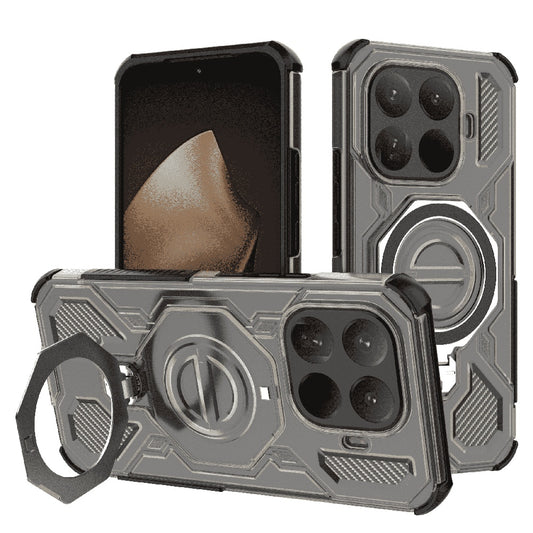 Puzdro pre Xiaomi 15T Pro, Techsuit, Carbon Shield Pro, Svetlo čierne