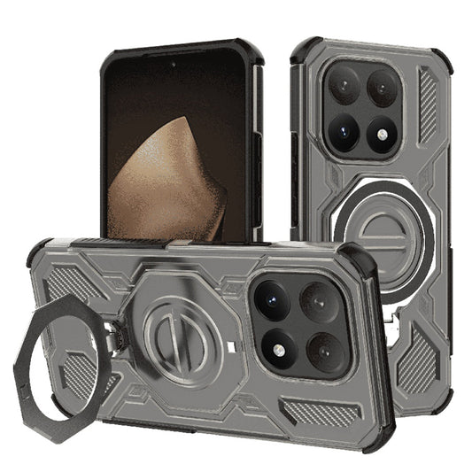 Puzdro pre Xiaomi 15T, Techsuit, Carbon Shield Pro, Svetlo čierne