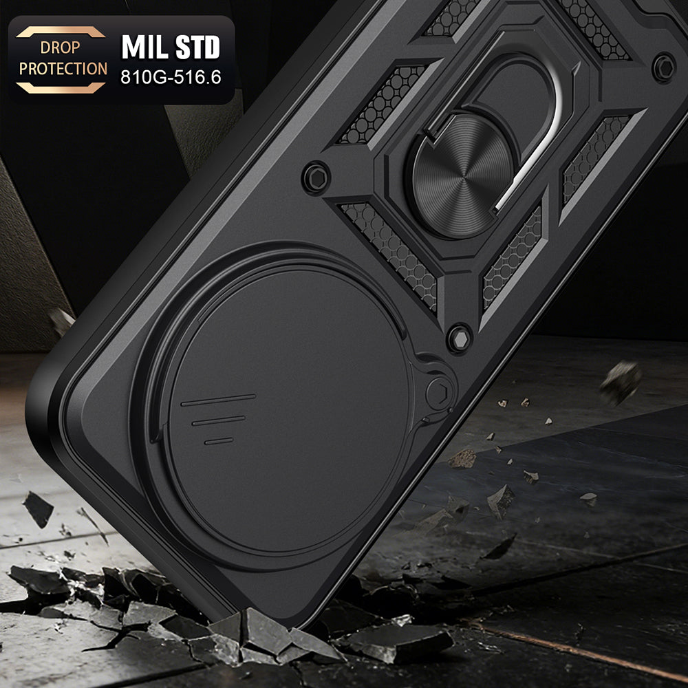 Puzdro pre Xiaomi 17 Ultra, Techsuit, CamShield, Čierne