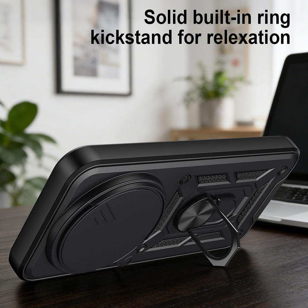 Puzdro pre Xiaomi 17 Ultra, Techsuit, CamShield, Čierne