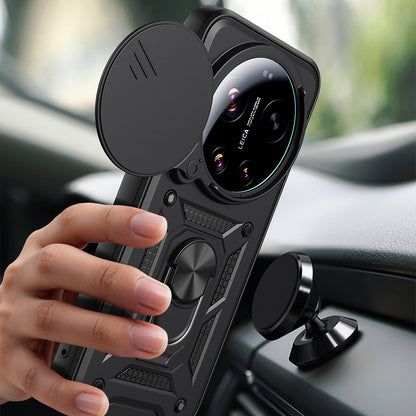 Puzdro pre Xiaomi 17 Ultra, Techsuit, CamShield, Čierne