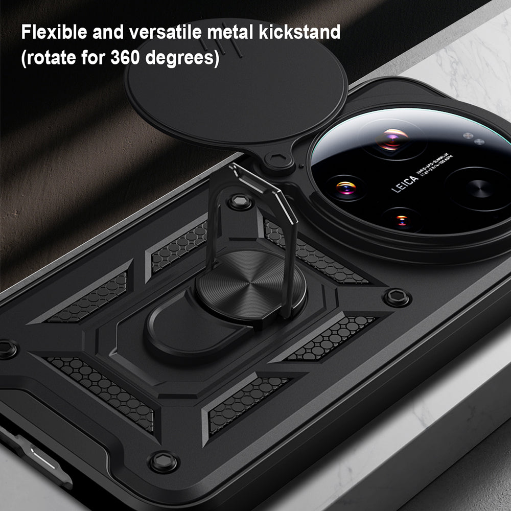 Puzdro pre Xiaomi 17 Ultra, Techsuit, CamShield, Čierne