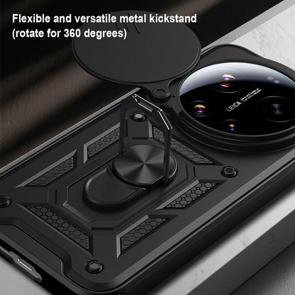 Puzdro pre Xiaomi 17 Ultra, Techsuit, CamShield, Čierne