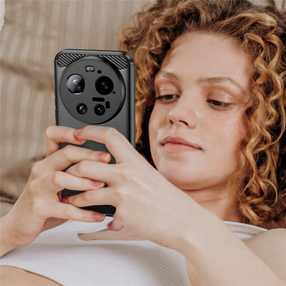 Puzdro pre Xiaomi 17 Ultra, Techsuit, Carbon, Čierne