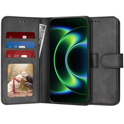 Puzdro pre Xiaomi 17 Ultra, Techsuit, Diary Book, Čierne