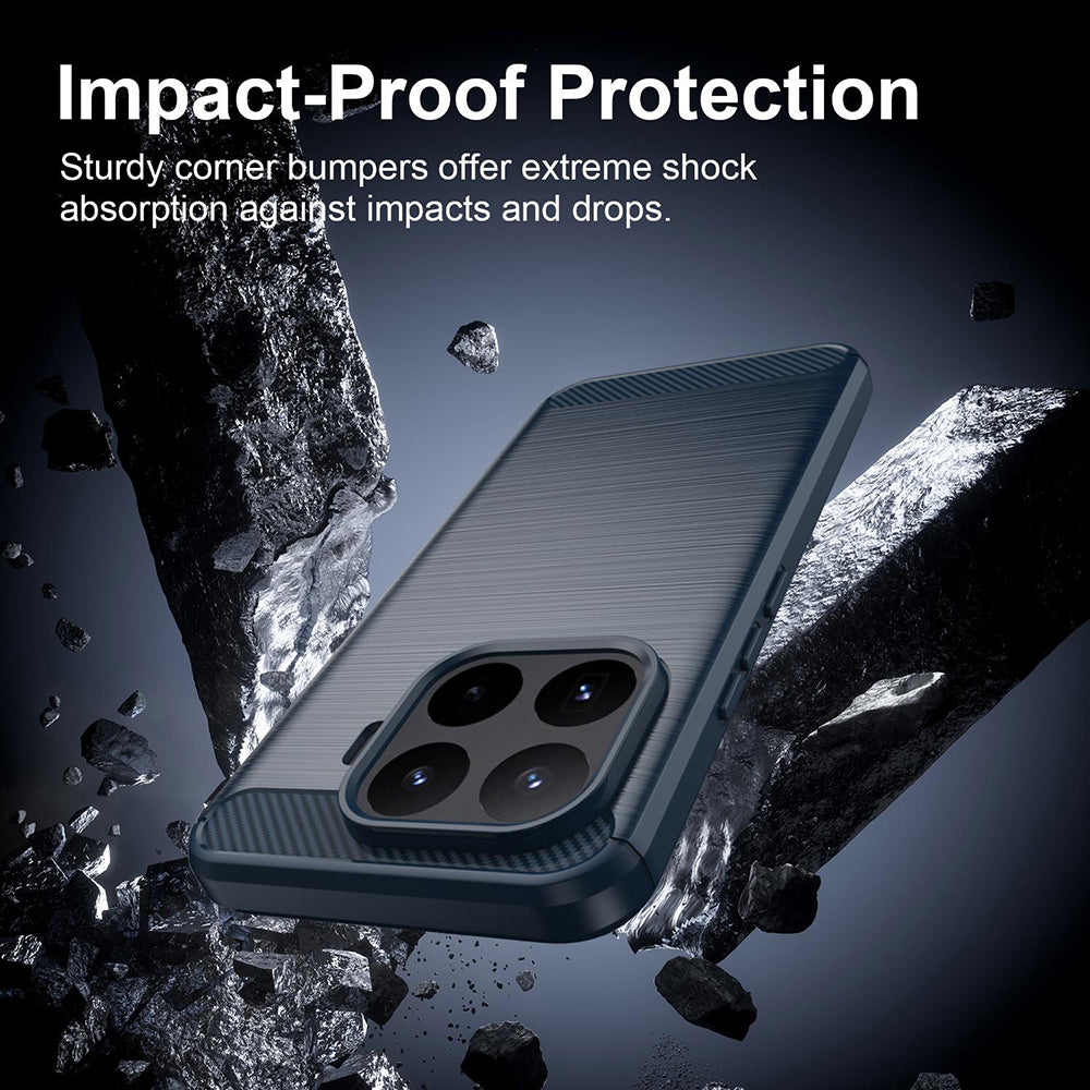 Puzdro pre Xiaomi 17T Pro, Techsuit, Karbón, Modrá