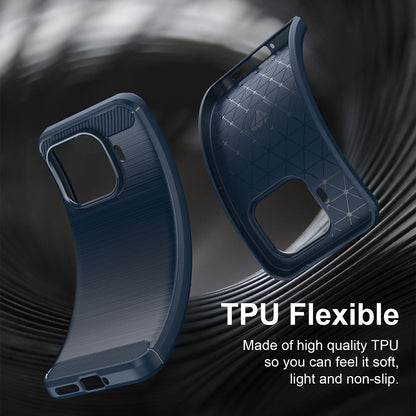 Puzdro pre Xiaomi 17T Pro, Techsuit, Karbón, Modrá
