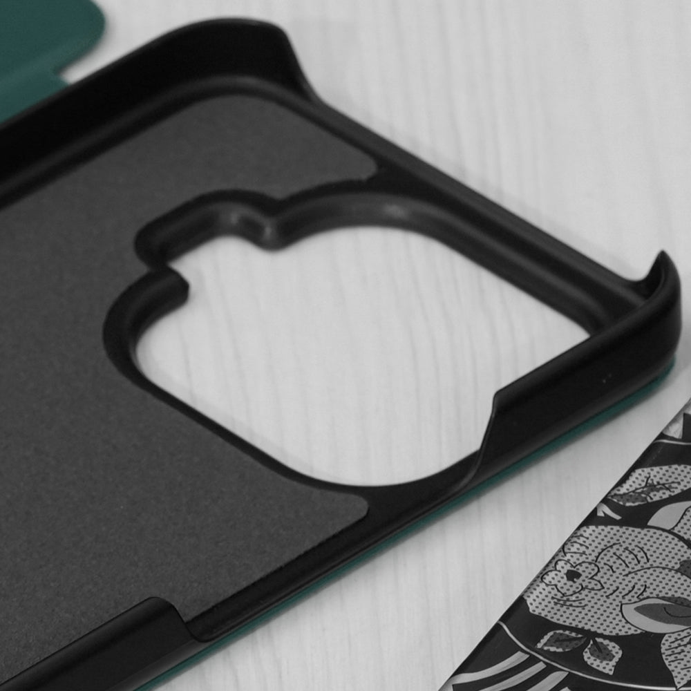 Puzdro pre Xiaomi 17T Pro, Techsuit, eFold, Tmavozelené