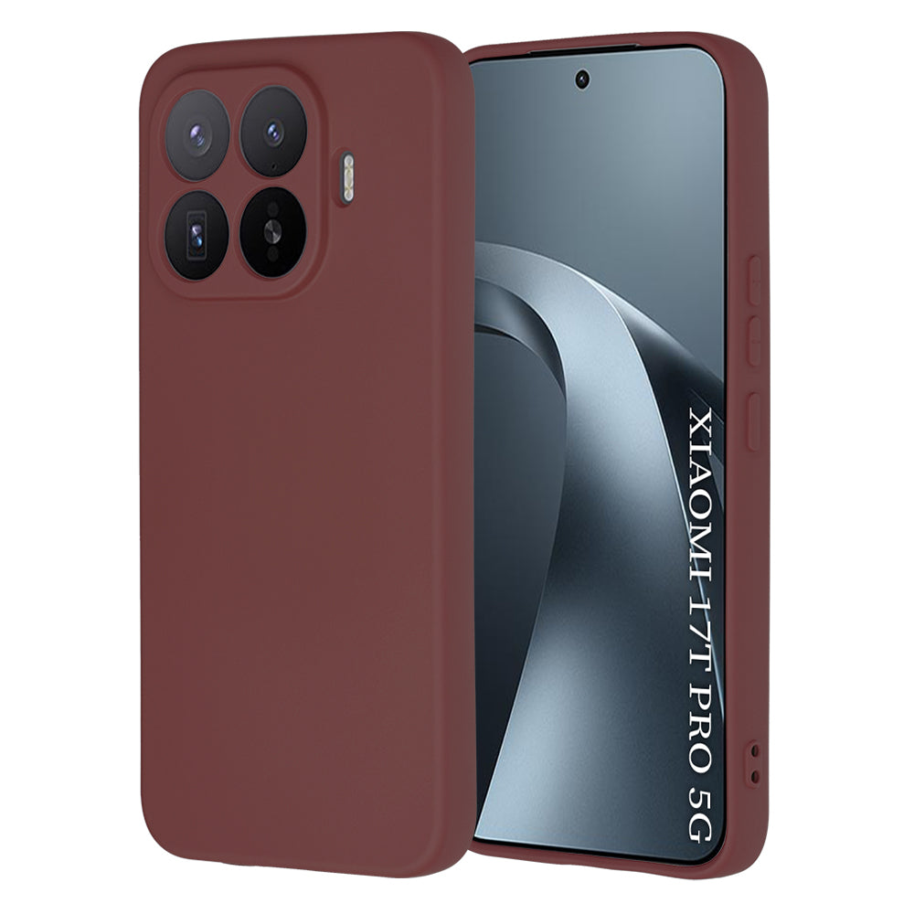 Obal na Xiaomi 17T Pro, Techsuit, SoftFlex, vínový