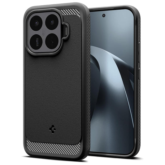 Puzdro pre Xiaomi 17T, Spigen, Rugged Armor, Čierne ACS11870