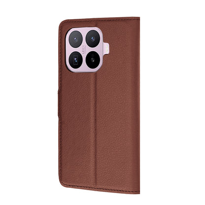 Puzdro na Xiaomi 17T, Techsuit, kožené folio, hnedé