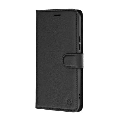 Puzdro pre Xiaomi 17T, Techsuit, kožené folio, čierne