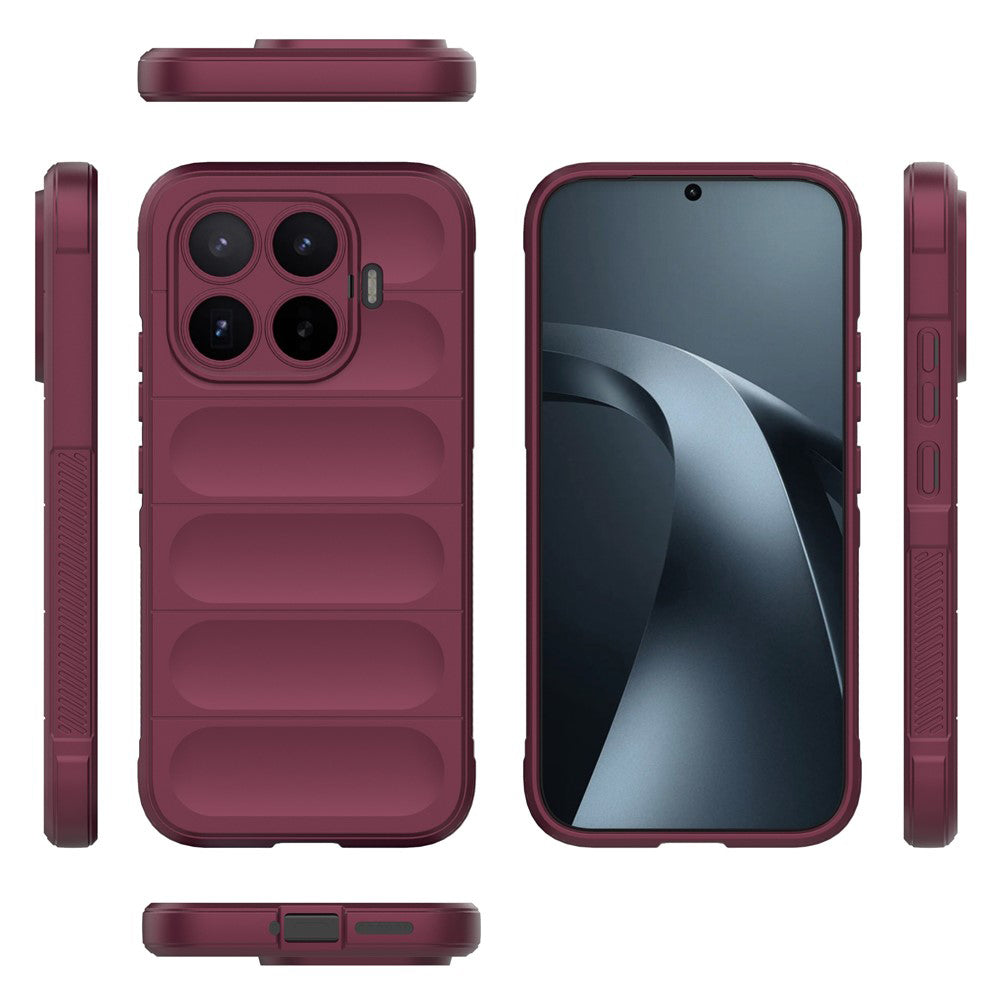 Obal na Xiaomi 17T, Techsuit, Magic Shield, vínový