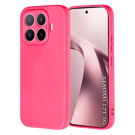 Case for Xiaomi 17T, Techsuit, SoftFlex, Dark Pink